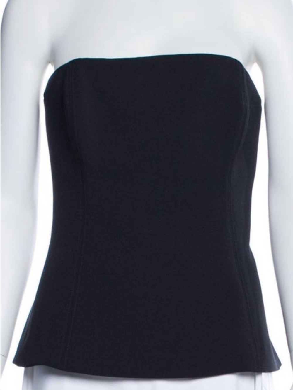 Veronica Beard Strapless Black Top